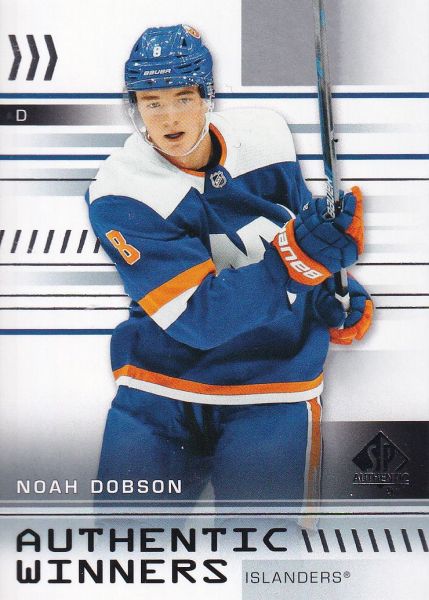 insert RC karta NOAH DOBSON 19-20 SP Authentic Authentic Winners číslo AW-ND